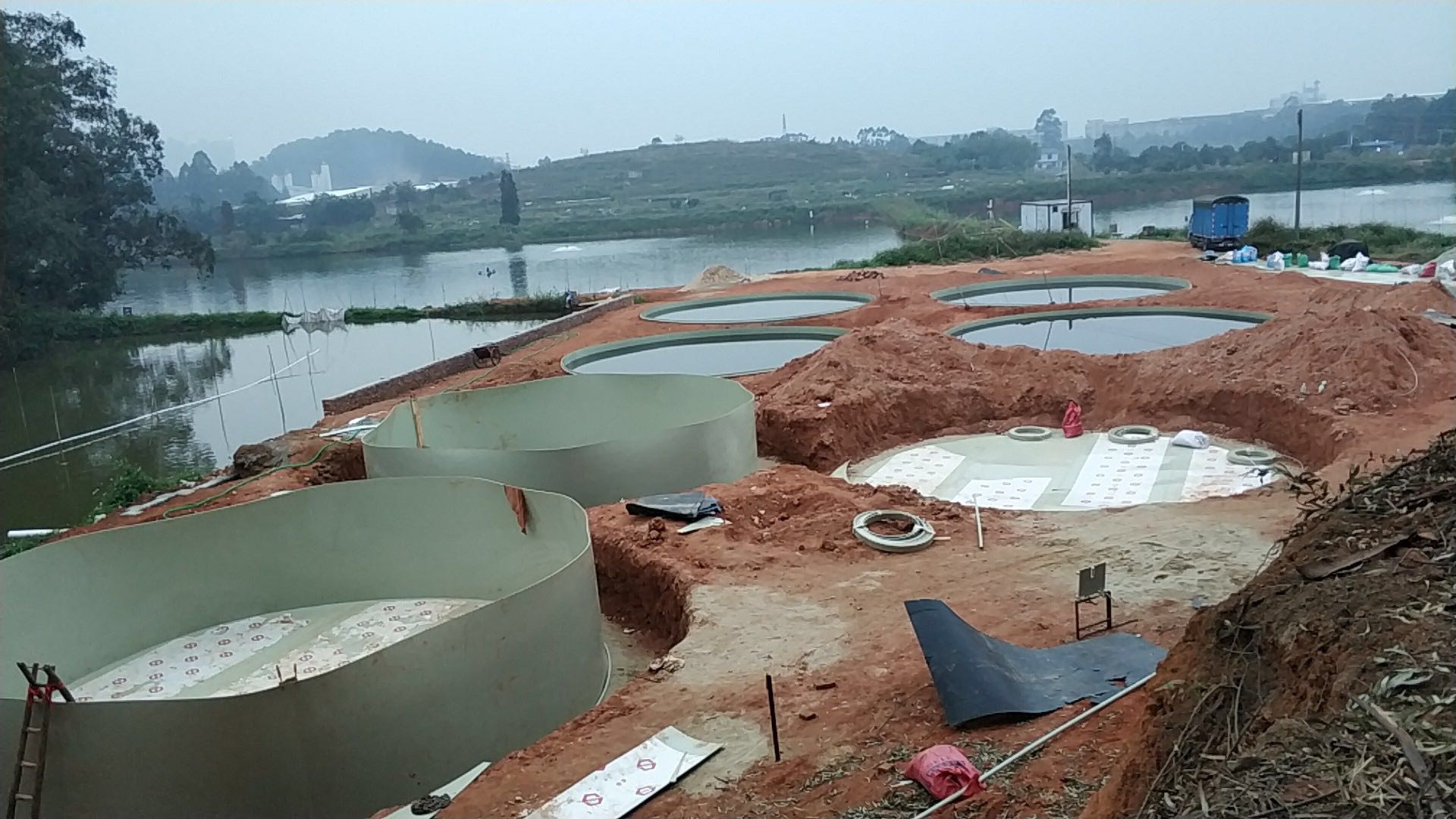 广西百色pp养殖池搭建